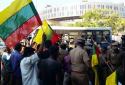 protest against ipl match in chennai anna salai